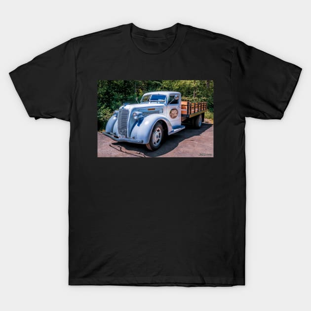 1938 Diamond T stakebed truck T-Shirt by kenmo